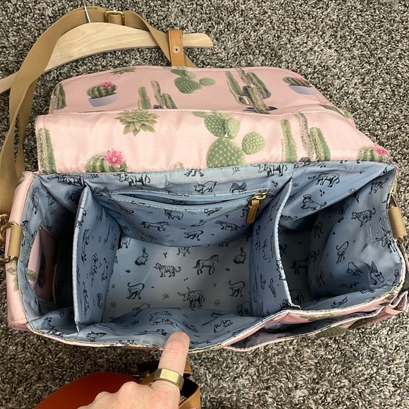 Twelve Little diaper bag blush cactus print - Picture 10 of 14